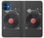 W3952 Turntable Vinyl Record Player Graphic Hülle Schutzhülle Taschen und Leder Flip für iPhone 12 mini