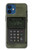 W3959 Military Radio Graphic Print Hülle Schutzhülle Taschen und Leder Flip für iPhone 12 mini