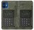 W3959 Military Radio Graphic Print Hülle Schutzhülle Taschen und Leder Flip für iPhone 12 mini