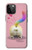 W3923 Cat Bottom Rainbow Tail Hülle Schutzhülle Taschen und Leder Flip für iPhone 12 Pro Max