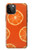 W3946 Seamless Orange Pattern Hülle Schutzhülle Taschen und Leder Flip für iPhone 12 Pro Max