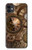 W3927 Compass Clock Gage Steampunk Hülle Schutzhülle Taschen und Leder Flip für iPhone 11