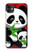 W3929 Cute Panda Eating Bamboo Hülle Schutzhülle Taschen und Leder Flip für iPhone 11