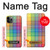 W3942 LGBTQ Rainbow Plaid Tartan Hülle Schutzhülle Taschen und Leder Flip für iPhone 11 Pro