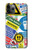 W3960 Safety Signs Sticker Collage Hülle Schutzhülle Taschen und Leder Flip für iPhone 11 Pro