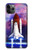W3913 Colorful Nebula Space Shuttle Hülle Schutzhülle Taschen und Leder Flip für iPhone 11 Pro Max