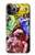 W3914 Colorful Nebula Astronaut Suit Galaxy Hülle Schutzhülle Taschen und Leder Flip für iPhone 11 Pro Max