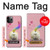 W3923 Cat Bottom Rainbow Tail Hülle Schutzhülle Taschen und Leder Flip für iPhone 11 Pro Max