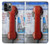 W3925 Collage Vintage Pay Phone Hülle Schutzhülle Taschen und Leder Flip für iPhone 11 Pro Max