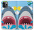 W3947 Shark Helicopter Cartoon Hülle Schutzhülle Taschen und Leder Flip für iPhone 11 Pro Max