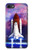 W3913 Colorful Nebula Space Shuttle Hülle Schutzhülle Taschen und Leder Flip für iPhone 7, iPhone 8, iPhone SE (2020) (2022)
