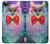 W3934 Fantasy Nerd Owl Hülle Schutzhülle Taschen und Leder Flip für iPhone 7, iPhone 8, iPhone SE (2020) (2022)