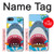W3947 Shark Helicopter Cartoon Hülle Schutzhülle Taschen und Leder Flip für iPhone 7, iPhone 8, iPhone SE (2020) (2022)