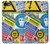 W3960 Safety Signs Sticker Collage Hülle Schutzhülle Taschen und Leder Flip für iPhone 7, iPhone 8, iPhone SE (2020) (2022)