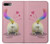 W3923 Cat Bottom Rainbow Tail Hülle Schutzhülle Taschen und Leder Flip für iPhone 7 Plus, iPhone 8 Plus