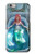 W3911 Cute Little Mermaid Aqua Spa Hülle Schutzhülle Taschen und Leder Flip für iPhone 6 6S