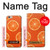 W3946 Seamless Orange Pattern Hülle Schutzhülle Taschen und Leder Flip für iPhone 6 6S