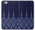 W3950 Textile Thai Blue Pattern Hülle Schutzhülle Taschen und Leder Flip für iPhone 6 6S