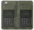 W3959 Military Radio Graphic Print Hülle Schutzhülle Taschen und Leder Flip für iPhone 6 6S