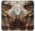 W3949 Steampunk Skull Smoking Hülle Schutzhülle Taschen und Leder Flip für iPhone 6 Plus, iPhone 6s Plus