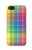 W3942 LGBTQ Rainbow Plaid Tartan Hülle Schutzhülle Taschen und Leder Flip für iPhone 5 5S SE