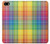 W3942 LGBTQ Rainbow Plaid Tartan Hülle Schutzhülle Taschen und Leder Flip für iPhone 5 5S SE