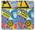 W3960 Safety Signs Sticker Collage Hülle Schutzhülle Taschen und Leder Flip für iPhone 5 5S SE