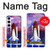 W3913 Colorful Nebula Space Shuttle Hülle Schutzhülle Taschen und Leder Flip für Samsung Galaxy S23