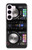 W3931 DJ Mixer Graphic Paint Hülle Schutzhülle Taschen und Leder Flip für Samsung Galaxy S23