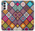 W3943 Maldalas Pattern Hülle Schutzhülle Taschen und Leder Flip für Samsung Galaxy S23
