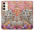 W3916 Alpaca Family Baby Alpaca Hülle Schutzhülle Taschen und Leder Flip für Samsung Galaxy S23 Plus