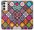 W3943 Maldalas Pattern Hülle Schutzhülle Taschen und Leder Flip für Samsung Galaxy S23 Plus