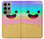 W3939 Ice Cream Cute Smile Hülle Schutzhülle Taschen und Leder Flip für Samsung Galaxy S23 Ultra