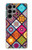 W3943 Maldalas Pattern Hülle Schutzhülle Taschen und Leder Flip für Samsung Galaxy S23 Ultra