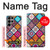 W3943 Maldalas Pattern Hülle Schutzhülle Taschen und Leder Flip für Samsung Galaxy S23 Ultra