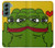 W3945 Pepe Love Middle Finger Hülle Schutzhülle Taschen und Leder Flip für Samsung Galaxy S22 Plus