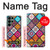 W3943 Maldalas Pattern Hülle Schutzhülle Taschen und Leder Flip für Samsung Galaxy S22 Ultra