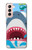 W3947 Shark Helicopter Cartoon Hülle Schutzhülle Taschen und Leder Flip für Samsung Galaxy S21 5G