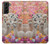 W3916 Alpaca Family Baby Alpaca Hülle Schutzhülle Taschen und Leder Flip für Samsung Galaxy S21 Plus 5G, Galaxy S21+ 5G