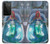 W3912 Cute Little Mermaid Aqua Spa Hülle Schutzhülle Taschen und Leder Flip für Samsung Galaxy S21 Ultra 5G