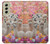 W3916 Alpaca Family Baby Alpaca Hülle Schutzhülle Taschen und Leder Flip für Samsung Galaxy S21 FE 5G