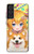W3918 Baby Corgi Dog Corgi Girl Candy Hülle Schutzhülle Taschen und Leder Flip für Samsung Galaxy S21 FE 5G