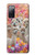 W3916 Alpaca Family Baby Alpaca Hülle Schutzhülle Taschen und Leder Flip für Samsung Galaxy S20 FE