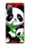 W3929 Cute Panda Eating Bamboo Hülle Schutzhülle Taschen und Leder Flip für Samsung Galaxy S20 FE