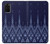 W3950 Textile Thai Blue Pattern Hülle Schutzhülle Taschen und Leder Flip für Samsung Galaxy S20 Plus, Galaxy S20+