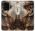 W3949 Steampunk Skull Smoking Hülle Schutzhülle Taschen und Leder Flip für Samsung Galaxy S20 Ultra