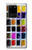 W3956 Watercolor Palette Box Graphic Hülle Schutzhülle Taschen und Leder Flip für Samsung Galaxy S20 Ultra