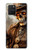 W3949 Steampunk Skull Smoking Hülle Schutzhülle Taschen und Leder Flip für Samsung Galaxy S10 Lite