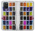 W3956 Watercolor Palette Box Graphic Hülle Schutzhülle Taschen und Leder Flip für Samsung Galaxy S10 Lite