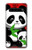 W3929 Cute Panda Eating Bamboo Hülle Schutzhülle Taschen und Leder Flip für Samsung Galaxy S10 5G